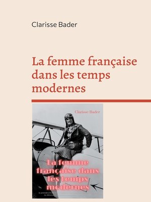 cover image of La femme française dans les temps modernes